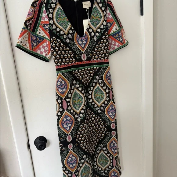 Sezane talma Dress size 2 - Picture 2 of 3